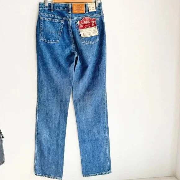 Vintage Levi's 516 Deadstock Brand new w Tags Straight leg Jeans 31/32 - Picture 5 of 9